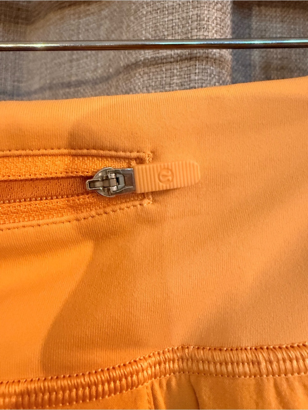 Lululemon Pace Rival Mid Rise Skirt Long Mango Dream Orange Size 2 - Picture 5 of 7
